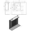 Kép 6/6 - SAPHO LATUS VI mosdótartó szekrény, balos, 50x50x22cm, fehér (LT615-3030)