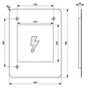 Kép 4/4 - SAPHO SENFINECO tükör, LED 3D efekt, 650x800mm, fekete (SF115)