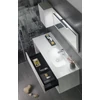 Kép 3/6 - SAPHO TREOS Rockstone beépíthető mosdó 1316x513mm, matt fehér (TS132-0101)