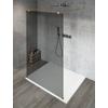 Kép 1/3 - Sapho VARIO GOLD MATT Szabadon álló zuhanyfal merőleges merevítőkkel, füst üveg, 900mm (GX1390-02)