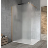 Kép 1/4 - Sapho VARIO GOLD MATT Fix zuhanyfal, fali profillal, merőleges merevítő nélkül, matt üveg, 1000mm (GX1410-01)