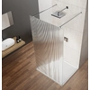 Kép 1/4 - Sapho VARIO CHROME Szabadon álló zuhanyfal merőleges merevítőkkel, nordic üveg, 700mm (GX1570-01)