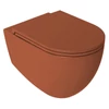 Kép 1/6 - SAPHO ISVEA INFINITY RIMLESS fali WC, 36,5x53cm, terracotta (10NF02001-2U)