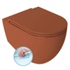 Kép 2/6 - SAPHO ISVEA INFINITY RIMLESS fali WC, 36,5x53cm, terracotta (10NF02001-2U)