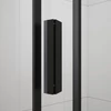 Kép 4/5 - SAPHO POLYSAN EASY LINE BLACK íves zuhanykabin, 800x800mm, matt fekete profil/transzparent üveg (EL2515B)