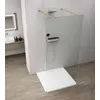 Kép 1/4 - SAPHO ESCA GOLD MATT Walk-in zuhanyfal, szabadonálló, transzparent üveg, 1000mm (ES1010-08)