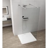 Kép 1/4 - SAPHO ESCA CHROME Walk-in zuhanyfal, szabadonálló, transzparent üveg, 1100mm (ES1011-05)