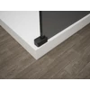 Kép 2/4 - SAPHO ESCA BLACK MATT Walk-in zuhanyfal, szabadonálló, transzparent üveg, 1100mm (ES1011-06)