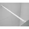 Kép 2/4 - SAPHO ESCA WHITE MATT Walk-in zuhanyfal, szabadonálló, transzparent üveg, 1200mm (ES1012-07)
