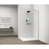 Kép 1/4 - SAPHO ESCA CHROME Walk-in zuhanyfal, falra szerelhető, transzparent üveg, 1500mm (ES1015-01)