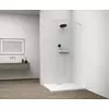 Kép 1/4 - SAPHO ESCA WHITE MATT Walk-in zuhanyfal, falra szerelhető, transzparent üveg, 1500mm (ES1015-03)