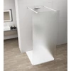 Kép 1/4 - SAPHO ESCA WHITE MATT Walk-in zuhanyfal, szabadonálló, matt üveg, 1300mm (ES1113-07)