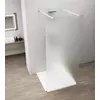 Kép 1/4 - SAPHO ESCA WHITE MATT Walk-in zuhanyfal, szabadonálló, matt üveg, 1400mm (ES1114-07)