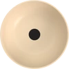 Kép 2/4 - SAPHO BANERA ROUND öntöttmárvány mosdó, átm:39cm, matt bézs (14337.81)