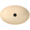 Kép 2/4 - SAPHO BANERA OVAL öntöttmárvány mosdó, 60x40cm, matt bézs (14397.81)