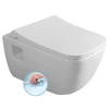 Kép 1/6 - SAPHO BRUCKNER WALTER RIMLESS fali WC, 36,9x52,5cm (201.502.0)