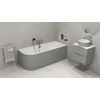 Kép 2/6 - SAPHO POLYSAN VIVA R MONOLITH aszimmetrikus kád, 170x75x60cm, fehér/verde (78119M.44)