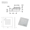 Kép 4/4 - SAPHO TRENECA zuhanytálca szifon, 90mm, DN40, matt fehér (84999.10)