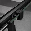 Kép 3/6 - SAPHO GELCO SIGMA SIMPLY BLACK tolóajtó sarokbelépéshez, 900mm, brick üveg/matt fekete profil (GS2490B)