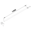 Kép 7/8 - SAPHO POLYSAN merevítő MS5 zuhanyajtóhoz, 1400mm, matt fekete (RL840B)