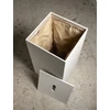 Kép 2/5 - SAPHO LUXURY szemetes, 30x61,8x30cm, fekete (103614)