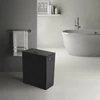 Kép 2/6 - SAPHO LUXURY szemetes, 49,5x61,8x29cm, fekete (103714)