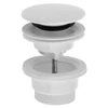 Kép 1/4 - SAPHO BRUCKNER klik-klak mosdólefolyó, túlfolyó nélküli, 5/4“, 4-45mm, ABS/fehér  (151.308.0)