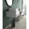 Kép 3/6 - SAPHO POTTY szemetes, Soft Close, 5l, matt fekete (330914)