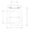 Kép 6/6 - SAPHO KAIRO SLIM WC-ülőke, Soft Close, Easy Take (40D10200I)