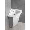 Kép 4/5 - SAPHO AQUALINE sarok mosdótartószekrény, 39x74x39cm, fehér (50345)