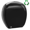 Kép 1/3 - SAPHO SKIN WC-papíradagoló, átm:24cm, fekete (A90723BM)