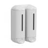 Kép 1/2 - SAPHO MARPLAST SHOWER MEDIUM fali dupla szappanadagoló, 2x250ml, fehér (A94801)