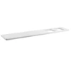 Kép 1/2 - SAPHO ABELINE rockstone polc, 2 furattal, 600mm, matt fehér (AB602-0101)
