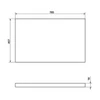 Kép 4/4 - SAPHO AQUALINE ALTAIR pult, 78,5x45,7 cm, antracit (AI882)
