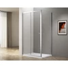 Kép 1/5 - SAPHO UGGA tolóajtó oldalfallal, 1400x800mm, transzparent üveg (ATS140-01)