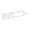 Kép 1/2 - SAPHO BRAHEA Rockstone pult, jobbos, 121x51,5cm (30+90cm), matt fehér (BL121-0101-R)