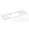 Kép 1/2 - SAPHO BRAHEA Rockstone pult, 111,6x51,5cm, matt fehér (BT112-0101)