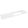 Kép 1/2 - SAPHO BRAHEA Rockstone pult, jobbos, 146,6x51,5cm, matt fehér (BT147-0101-R)
