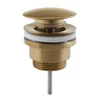 Kép 1/3 - SAPHO klik-klak mosdólefolyó, 5/4“, matt arany  (CV1002GB)
