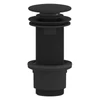 Kép 1/3 - SAPHO klik-klak mosdólefolyó, 5/4“, 10-80mm, ABS/matt fekete  (CV1132B)