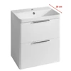 Kép 1/8 - SAPHO AQUALINE DENEB mosdótartó szekrény fogantyú nélkül, 50,5x55x43,5cm, matt fehér (DN254)