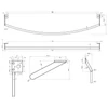 Kép 3/3 - SAPHO GSI PURA törölközőtartó, 102cm, króm (PAPR102)