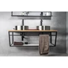 Kép 3/5 - SAPHO WOODY tömörfa pult, 1206x28x463mm, natúr tölgy (WDS120-70)
