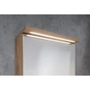 Kép 3/5 - SAPHO AQUALINE KAWA STRIP tükrösszekrény, LED világítással, 50x70x22cm, emporio tölgy (WGL35S)