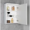 Kép 4/5 - SAPHO AQUALINE KAWA STRIP tükrösszekrény, LED világítással 50x70x22cm, fehér (WGL50S)
