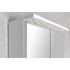Kép 3/5 - SAPHO AQUALINE KAWA STRIP tükrösszekrény, LED világítással 60x70x22cm, fehér (WGL60S)