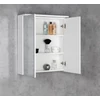 Kép 4/5 - SAPHO AQUALINE KAWA STRIP tükrösszekrény, LED világítással 60x70x22cm, fehér (WGL60S)