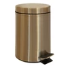 Kép 1/5 - SAPHO BEMETA RETRO Pedálos szemetes, 170x260x170mm, 3l, bronz (104315023) (XJ011)
