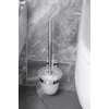 Kép 2/3 - SAPHO BEMETA BETA Fali WC kefetartó, üveg, fehér kefe, 95x360x140mm, króm (132113012) (XQ301)