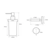 Kép 2/2 - SAPHO BEMETA OMEGA Szappanadagoló, 80x190x133mm, 230ml, króm (104109017) (XR101)